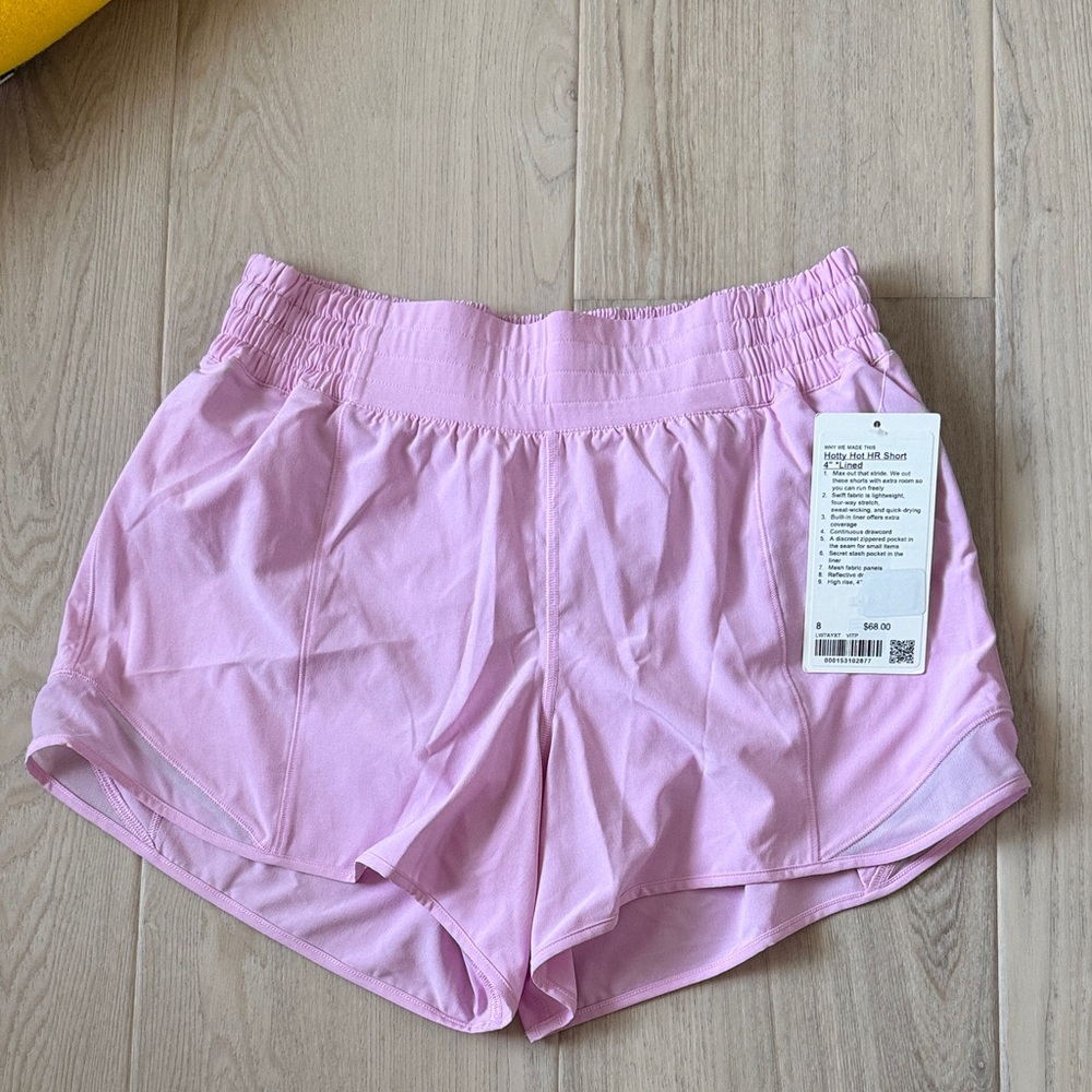NWT Lululemon Hotty hot HR short - size 8